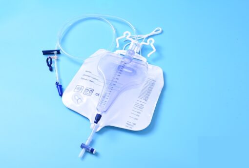 2500-ml Urine Drainage Bag with 400-ml Urine Meter