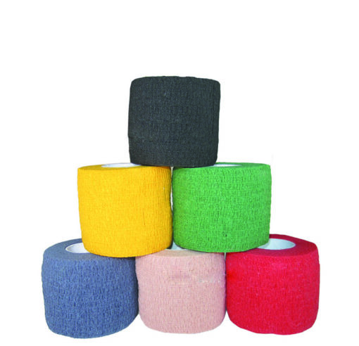 Pet Horse Dog Cat Vet Wound Elastic Cohesive Bandage Self Adherent Wrap Tape