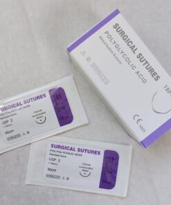 Polyglycolic Acid (PGA) Rapid Absorbable Surgical Suture with Needle