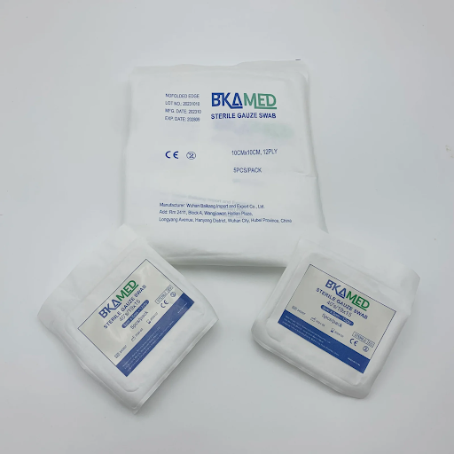  sterile gauze pads 